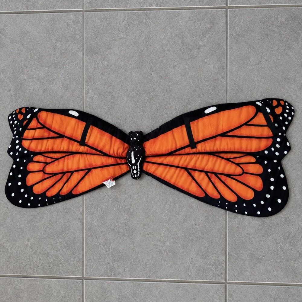 Adventure Planet Monarch Butterfly Soft Plush 48” Wings Kids Play Costume